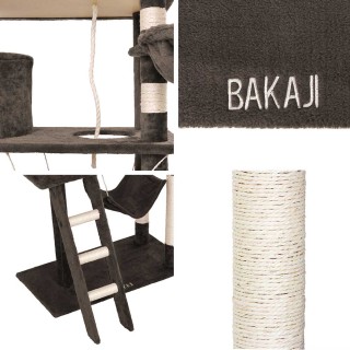 BAKAJI  Δέντρο Αναρρίχησης για Γάτες Παιδική Χαρά Κρεβάτι Ξύσιμο γά...