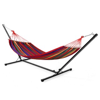 Costway  Μεταλλική βάση αιώρας ανθεκτική έως 150kg, μαύρη, 325 εκ. ...