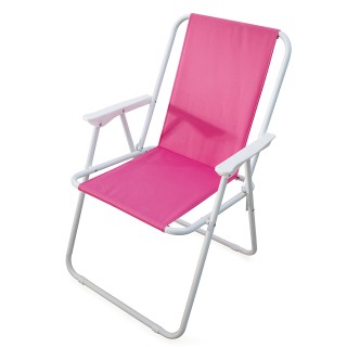 Galileo Καρέκλα χαλάρωσης πτυσσόμενη με μπράτσα, κατασκευή από χάλυ...