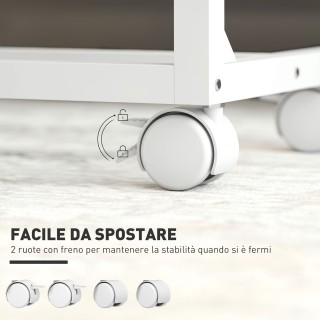 HOMCOM Ρυθμιζόμενο Τραπέζι Εργασίας με Κεκλιμένη Επιφάνεια, Ξύλο κα...