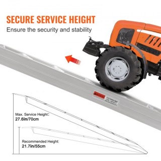 Ράμπες Αλουμινίου VEVOR, 8810 lbs, Βαρέως Τύπου, 72x15, 2τμχ  ZZZ68...