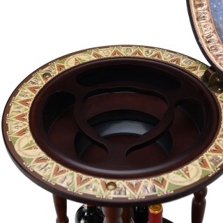 Costway Κομψό Μπαρ Υδρόγειος Σφαίρα με Ρόδες για Φιάλες και Ποτήρι... Costway Κομψό Μπαρ Υδρόγειος Σφαίρα με Ρόδες για Φιάλες και Ποτήρι...