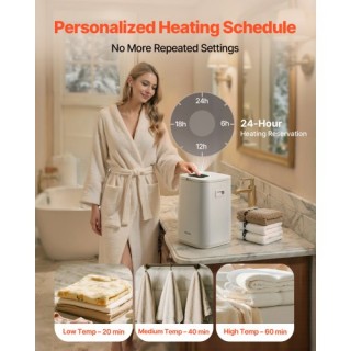 VEVOR Κουβάς Ζεσταίνεις Πετσέτες 20L με LED Οθόνη και Κλείδωμα Ασφα... VEVOR Κουβάς Ζεσταίνεις Πετσέτες 20L με LED Οθόνη και Κλείδωμα Ασφα...