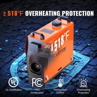 VEVOR Θερμαντήρας Diesel 12V 5KW με Τηλεχειριστήριο για Αυτοκίνητο/... VEVOR Θερμαντήρας Diesel 12V 5KW με Τηλεχειριστήριο για Αυτοκίνητο/...