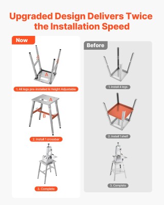 VEVOR Βάση για Ηλεκτρικό Πριόνι Κρέατος, Ρυθμιζόμενο Ύψος, Σταθερή ... VEVOR Βάση για Ηλεκτρικό Πριόνι Κρέατος, Ρυθμιζόμενο Ύψος, Σταθερή ...