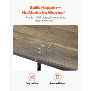 Τραπέζι Μπαρ για Κουζίνα και Τραπεζαρία 60 x 60 x 92cm JXBTZJXBTZW2... Τραπέζι Μπαρ για Κουζίνα και Τραπεζαρία 60 x 60 x 92cm JXBTZJXBTZW2...