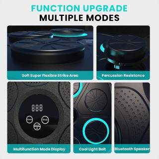 Μηχανή Προπόνησης Μποξ με Μουσική και 9 Λειτουργίες GV1220 GEM Μηχανή Προπόνησης Μποξ με Μουσική και 9 Λειτουργίες GV1220 GEM