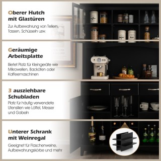 Costway Ελεύθεροι Κουζινικοί Αποθηκευτικοί Χώροι με Ρυθμιζόμενα Ράφ... Costway Ελεύθεροι Κουζινικοί Αποθηκευτικοί Χώροι με Ρυθμιζόμενα Ράφ...