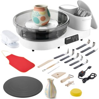 VEVOR Ηλεκτρικός Τροχός Κεραμικής 450W με Πεντάλ, 36/28 εκ., 30-300...