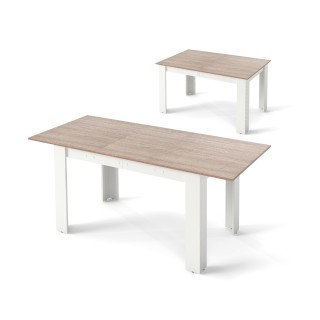 Costway Επεκτεινόμενο Τραπέζι Φαγητού Μοντέρνου Σχεδιασμού με Ρυθμι...