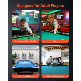 VEVOR Μπαστούνι Μπιλιάρδου 1 Τεμαχίου, 1473.2mm & 538g Ανθρακονήματ...