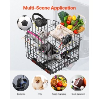 VEVOR Πτυσσόμενο Καλάθι 1-ίντσας για Scooter Pride Mobility CKHXJSS...