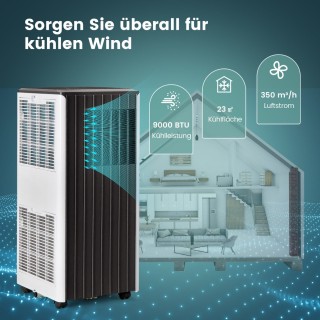 Costway  Φορητό Κλιματιστικό 4-σε-1 με Έλεγχο μέσω Εφαρμογής, Τηλεχ...