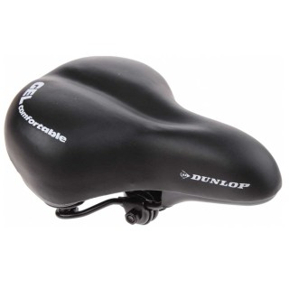 DUNLOP Σέλα Ποδηλάτου Gel για Mountain Bike, Καθολική, Μαύρη 02822850 DUNLOP Σέλα Ποδηλάτου Gel για Mountain Bike, Καθολική, Μαύρη 02822850