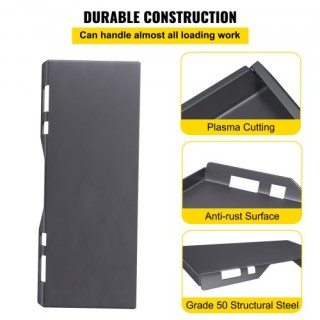 Πλάκα Σύνδεσης VEVOR Skid Steer 0.47 από Χάλυβα με Ράβδους Συγκόλλη... Πλάκα Σύνδεσης VEVOR Skid Steer 0.47 από Χάλυβα με Ράβδους Συγκόλλη...