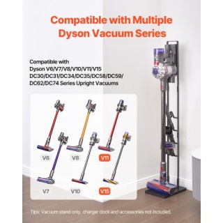 VEVOR Βάση Στήριξης Σκούπας Dyson με 4 Γάντζους XCQZJDSLSKJB6SW7NV0