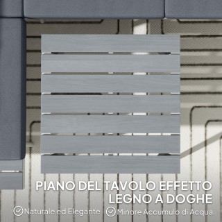 Outsunny Σετ Κήπου με 2 Καναπέδες με Μαξιλάρια, Ρυθμιζόμενη Πλάτη σ...