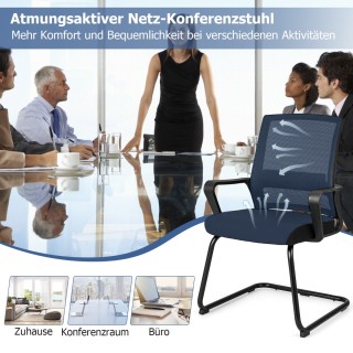 Costway Αναπνεύσιμη Καρέκλα Συνεδριάσεων με Διχτυωτή Πλάτη και Εργο... Costway Αναπνεύσιμη Καρέκλα Συνεδριάσεων με Διχτυωτή Πλάτη και Εργο...