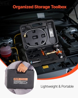 VEVOR Σετ Αναπλήρωσης Ψυκτικού με Κενό Αέρος για Αυτοκίνητα, Συμπερ...