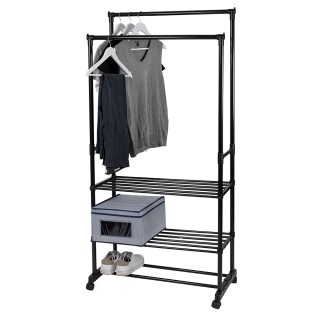 Galileo Πολυλειτουργική κρεμάστρα Sordine με 2 μπάρες, 4 ρόδες, 3 ρ... Galileo Πολυλειτουργική κρεμάστρα Sordine με 2 μπάρες, 4 ρόδες, 3 ρ...