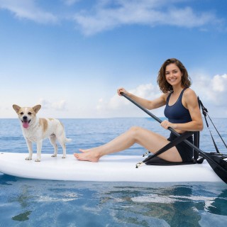 VEVOR Κάθισμα Καγιάκ 31mm, Μαλακή Εξαγωνική Σχεδία με Υποστήριξη Πλ...