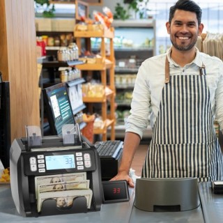 Μηχανή Καταμέτρησης Χρημάτων VEVOR με Ανίχνευση Πλαστών UV MG IR DD... Μηχανή Καταμέτρησης Χρημάτων VEVOR με Ανίχνευση Πλαστών UV MG IR DD...
