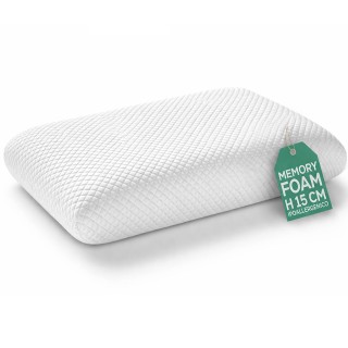 BAKAJI Μαξιλάρι Ύπνου Memory Foam Πλενόμενο 15cm Αναπνεύσιμο 02001975