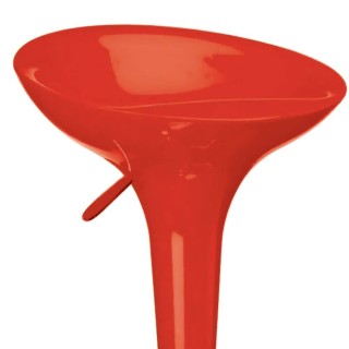 BAKAJI  Ρυθμιζόμενο Σκαμπό Κουζίνας από Ατσάλι και ABS με Περιστρεφ...