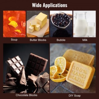 Μηχανή Σοκολάτας VEVOR 9 lbs με 2 Δεξαμενές QKLR9800W3042CKX1V2 Μηχανή Σοκολάτας VEVOR 9 lbs με 2 Δεξαμενές QKLR9800W3042CKX1V2