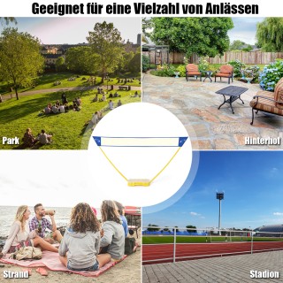 Costway Ρυθμιζόμενο Δίχτυ Μπαντμιντον & Βόλεϊ για Οικογενειακή Ψυχα... Costway Ρυθμιζόμενο Δίχτυ Μπαντμιντον & Βόλεϊ για Οικογενειακή Ψυχα...