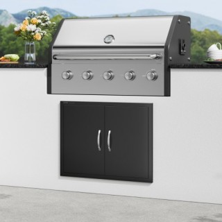 Πόρτα BBQ VEVOR 788x610mm Διπλή Εξωτερική Κουζίνα SMMBSCJMHS31CL51JV0 Πόρτα BBQ VEVOR 788x610mm Διπλή Εξωτερική Κουζίνα SMMBSCJMHS31CL51JV0