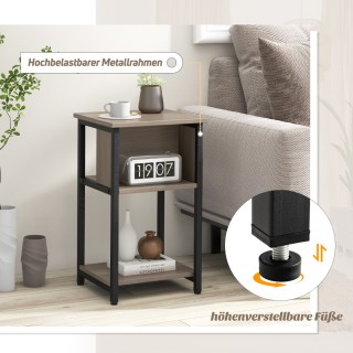 Costway Πλαϊνό Τραπέζι με Ενσωματωμένες Θύρες USB και Πρίζες για Φ... Costway Πλαϊνό Τραπέζι με Ενσωματωμένες Θύρες USB και Πρίζες για Φ...