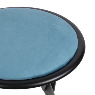 Galileo Πτυσσόμενο σκαμπό βελούδινης υφής 30x45 cm 5914225 Τυχαία Ε...