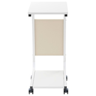 Shally Dogan  Λευκός Βοηθητικός Τροχήλατος Πίνακας Μοντέρνου Σχεδια...