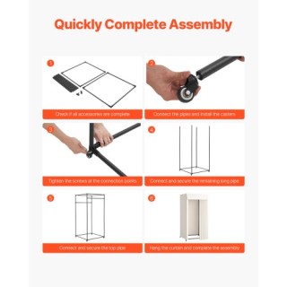 VEVOR Φορητό Δοκιμαστήριο με Ιδιωτικότητα (Μαύρο και Μπεζ) SYJDJLDL...