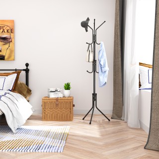 BAKAJI Κρεμάστρα Δαπέδου Εξοικονόμησης Χώρου με 12 Γάντζους Μαύρη ... BAKAJI Κρεμάστρα Δαπέδου Εξοικονόμησης Χώρου με 12 Γάντζους Μαύρη ...