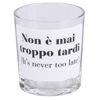 Galileo Σετ 3 Ποτηριών Νερού 270 ml από Γυαλί με Επιγραφή Sibilla 5...