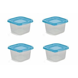 Galileo Σετ 4 Αεροστεγή Δοχεία Φρεσκότητας με Καπάκι, 900 ml σε PP ...