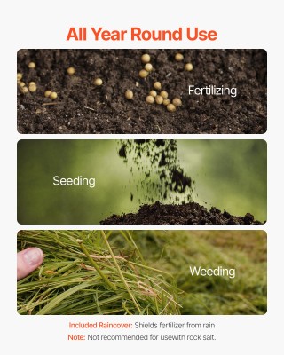 VEVOR Διασκορπιστής Χειρός 60 Λιβρών, Πιέστε με Δοχείο & Απόσταση Δ... VEVOR Διασκορπιστής Χειρός 60 Λιβρών, Πιέστε με Δοχείο & Απόσταση Δ...