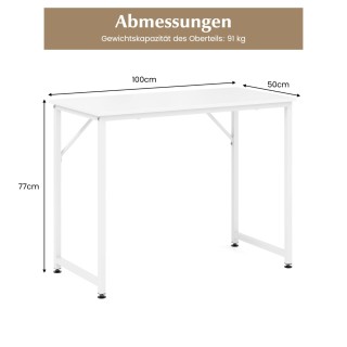 Costway Πολυλειτουργικό Γραφείο Υπολογιστή με Μεταλλικό Σκελετό κα... Costway Πολυλειτουργικό Γραφείο Υπολογιστή με Μεταλλικό Σκελετό κα...