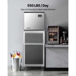 VEVOR Επαγγελματική Παγομηχανή - Καθημερινή Παραγωγή 550 λίβρες FTZ...