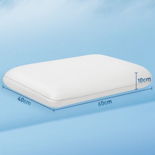 HOMCOM Μαξιλάρι Memory Foam με Γρήγορη Επανφορά και Αφαιρούμενο, Πλ...