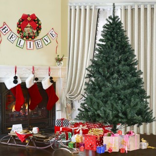 Costway Τεχνητό Χριστουγεννιάτικο Δέντρο με LED Φωτάκια 180 εκ. Πρά... Costway Τεχνητό Χριστουγεννιάτικο Δέντρο με LED Φωτάκια 180 εκ. Πρά...