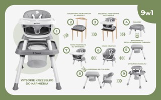 Tulano Παιδική Καρέκλα Φαγητού Morsel 50  5903796019698