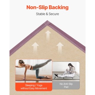 VEVOR Ιαπωνικό Στρώμα Τατάμι 203 x 99 εκ Διπλούμενο Φυσικό Ρατάν Στ...