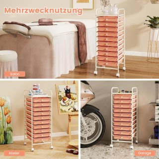 Costway Πολυχρωμοί Ρολλβάνγκεν με 10 Συρτάρια 33 x 37 x 86 εκ. HW52... Costway Πολυχρωμοί Ρολλβάνγκεν με 10 Συρτάρια 33 x 37 x 86 εκ. HW52...