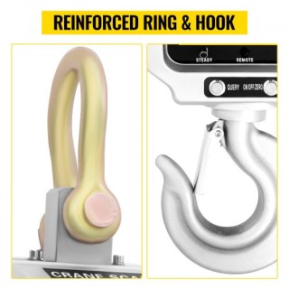 VEVOR Ψηφιακή Ζυγαριά Γερανού 5000kg/11000lbs Βιομηχανική LED OCS-... VEVOR Ψηφιακή Ζυγαριά Γερανού 5000kg/11000lbs Βιομηχανική LED OCS-...