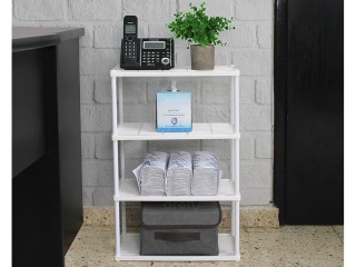 Πλαστική Ραφιέρα Μπάνιου και Κουζίνας 4 Επιπέδων 64 x 41 x 22 cm Λε... Πλαστική Ραφιέρα Μπάνιου και Κουζίνας 4 Επιπέδων 64 x 41 x 22 cm Λε...