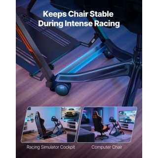 VEVOR Πτυσσόμενη Βάση Τιμονιού για Logitech G923/G920/G29/G27 XXZJX...
