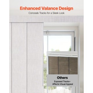 VEVOR Επεκτάσιμος Οδηγός Κουρτινών 116-218 εκ. Ανοιχτό Γκρι MBGDBYC...